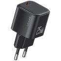 Ładowarka sieciowa USAMS JC Series CC289 25W GaN Mini Fast Charger USB-C czarny