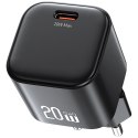 Ładowarka sieciowa USAMS JO Series CC260 20W USB-C + kabel USB-C/USB-C 1m biały