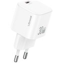 Ładowarka sieciowa USAMS JO Series CC262 30W USB-C + kabel USB-C/Lightning 1m biały