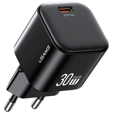 Ładowarka sieciowa USAMS JO Series CC262 30W USB-C + kabel USB-C/Lightning 1m biały