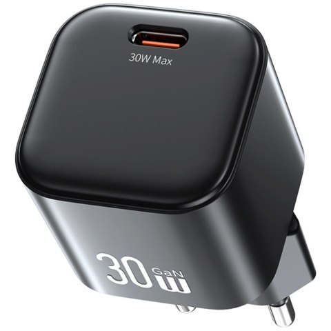 Ładowarka sieciowa USAMS JO Series CC262 30W USB-C + kabel USB-C/Lightning 1m biały