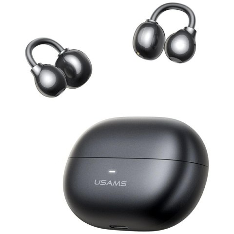 Słuchawki Bluetooth USAMS Echo R02 Clip-on bezprzewodowe szary