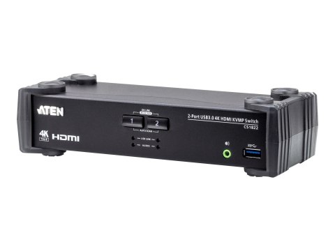 Aten CS1822-AT-G 2-portowy przełącznik KVMP™ USB 3.0 4K HDMI | Aten