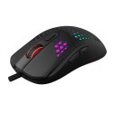 Marvo Mysz G925, 12000DPI, optyczna, 7kl., 1 scroll, przewodowa USB, czarna, do gry, podświetlona