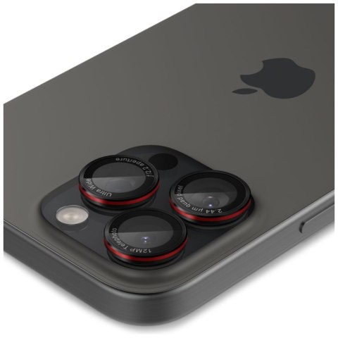 Ochrona na obiektyw aparatu Spigen Optik.Tr Camera EZ FIT Lens do Apple iPhone 17 Pro Max / 17 Pro / 16 Pro Max / 16 Pro /