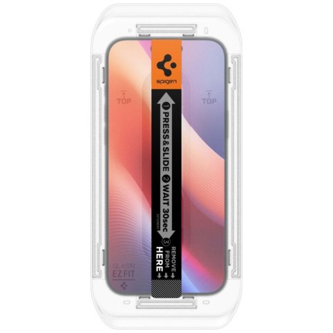 Szkło prywatyzujące Spigen Glas.TR EZ FIT Privacy do Apple iPhone 17 Pro / 17 / 16 Pro 2szt