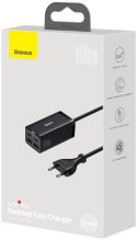 ŁADOWARKA SIECIOWA Baseus GaN 3 Pro Desktop Fast Charger CCGP000101 100W 2x USB-A 2x USB-C PD 3.0 QC 4.0+