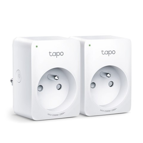 Gniazdko smart Tapo P100 220-240 V 50/60 Hz, konfiguracja z WiFi, MAX.2990W, biała, TP-LINK, pilot, timer, sterowanie głosowe