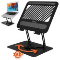 MEDIA-TECH REGULOWANA, OBRACANA, ERGONOMICZNA PODSTAWKA POD LAPTOPA LAPTOP STAND ROTO MT2662