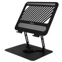 MEDIA-TECH REGULOWANA, OBRACANA, ERGONOMICZNA PODSTAWKA POD LAPTOPA LAPTOP STAND ROTO MT2662