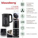 CZAJNIK ELEKTRYCZNY 1,7L KLAUSBERG KB-7891 LED REULACJA TEMPERATURY