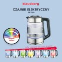 CZAJNIK ELEKTRYCZNY SZKLANY 1,7L KLAUSBERG KB-7888 LED RGB