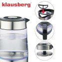 CZAJNIK ELEKTRYCZNY SZKLANY 1,7L KLAUSBERG KB-7888 LED RGB