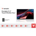 Monitor przenośny dotykowy Verbatim ALU 13.3" WUXGA z powerbankiem 5000mAh czarny 32087