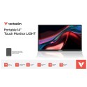 Monitor przenośny dotykowy Verbatim LIGHT 14" FHD z powerbankiem 5000mAh czarny 32088