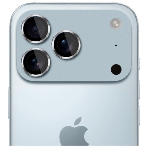 Ochrona na obiektyw aparatu 3MK Lens Protection Pro do Apple iPhone 17 Pro /17 Pro Max srebrny