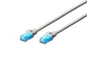 Digitus | CAT 5e | Kabel krosowy | Skrętka nieekranowana (UTP) | Męski | RJ-45 | Męski | RJ-45 | Szary | 3 m