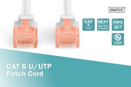 Digitus | CAT 6e | Patch cable | Unshielded twisted pair (UTP) | Male | RJ-45 | Male | RJ-45 | Grey | 3 m