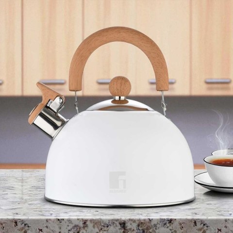 CZAJNIK STALOWY Z GWIZDKIEM 2,7L BERGNER BG-37304 NATURALLY