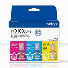 Brother oryginalny ink / tusz BTD100CLVAL, CMY, 3x5000s