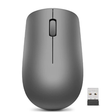 Lenovo | Wireless Mouse | Wireless mouse | 530 | Wireless | 2.4 GHz Wireless via Nano USB | Graphite | year(s)