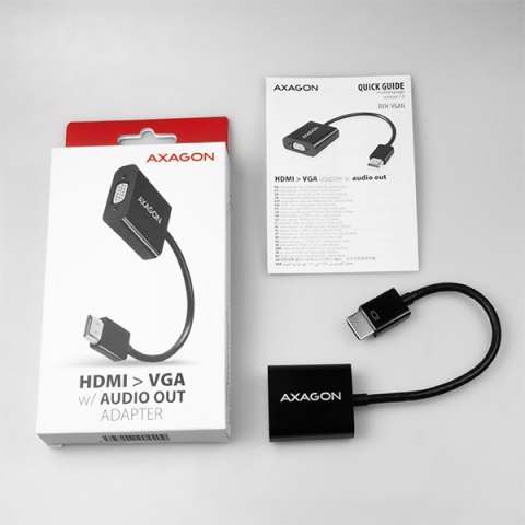 AXAGON | Active converter | HDMI to VGA | 0.15 m