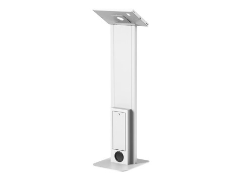 Neomounts FL15-750WH1 Tablet floor stand - lockable (incl. lock) - VESA 75x75 - bolt-down - suitable for various 9.7-11" tablets