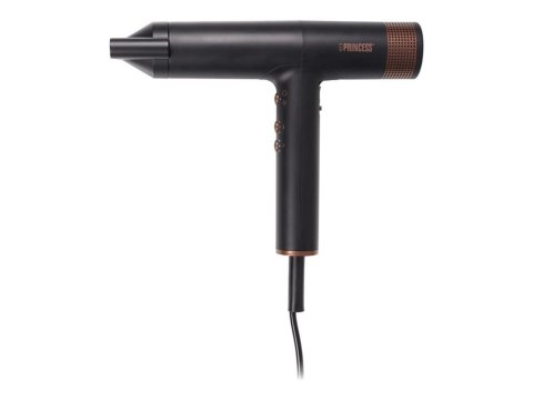 Princess Airstyler Pro | 529205 | 2000 W | Liczba ustawień temperatury 3 | Funkcja jonizacji | Dysza dyfuzora | Czarny