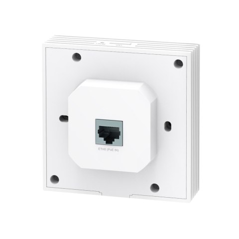 TP-LINK AX3000 Wall Plate WiFi 6 Access Point | EAP650-Wall | 802.11ax | 2.4 GHz/5 GHz | 10/100/1000 Mbit/s | Ethernet LAN (RJ-4