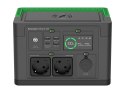 APC OffGrid Portable Power Station 330, 230V, 332Wh litowo-jonowy, LCD, 2 gniazda CEE 7/3 Schuko, Sinewave, 3 USB-A, 1 USB-C, ła