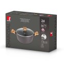 GARNEK MULTICLAD 24cm Z POKRYWĄ BERGNER BG-56037 CHARCOAL