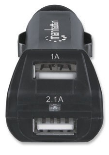 Ładowarka MANHATTAN 2x USB Czarny 101721