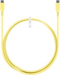 Kabel silikonowy Goobay USB-C, 1,5 m, żółty