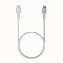 KABEL USB-C / USB-C Greencell PowerStream 120cm PD 100W biały w oplocie