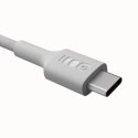 KABEL USB-C / USB-C Greencell PowerStream 120cm PD 100W biały w oplocie