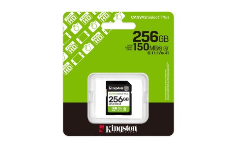 KINGSTON SDXC 256GB Canvas Select Plus Gen3 150MB/s