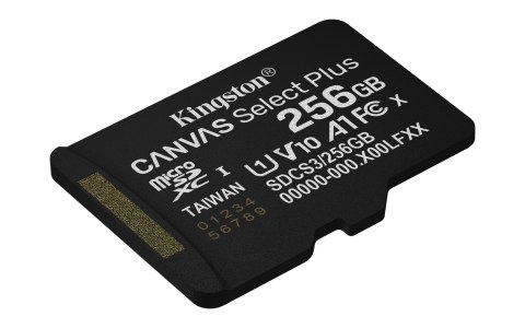 KINGSTON microSDXC 256GB Canvas Select Plus 3 + ADP