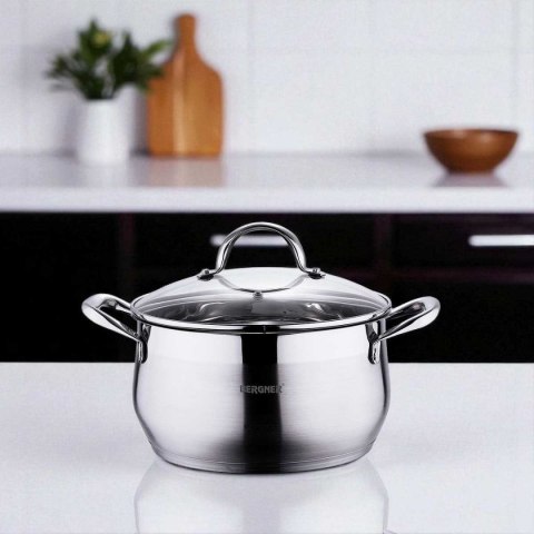 GARNEK STALOWY BERGNER 4,5L GOURMET LINE BG-6530