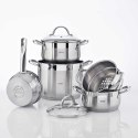 GARNEK STALOWY BERGNER 4,5L GOURMET LINE BG-6530