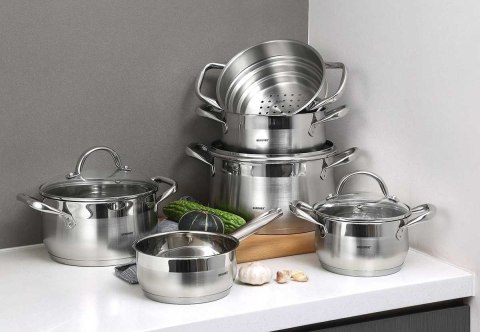 GARNEK STALOWY BERGNER 7,9L GOURMET LINE BG-6565