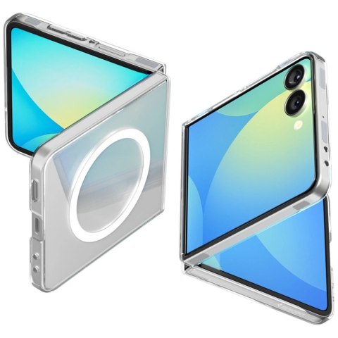 Etui Spigen AirSkin Mag MagSafe do Samsung Galaxy Z Flip7 przezroczysty