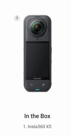 Kamera Insta360 X5 Standard Bundle