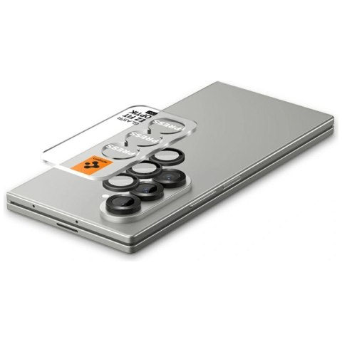 Szkło na obiektyw aparatu Spigen Optik Pro HD Glas.TR EZ FIT 2szt do Samsung Galaxy Z Fold7 czarny