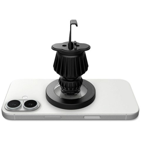 Uchwyt samochodowy Spigen MFT13 2w1 MagSafe srebrny