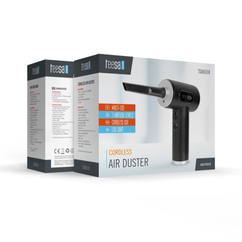 Dmuchawa , kompresor , 3 poziomy , latarka , 70W, 5 końcówek , TEESA