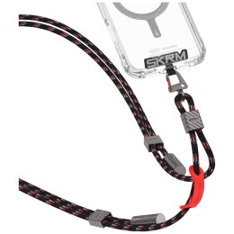 Uniwersalna smycz do telefonu kabel 2w1 Skinarma Dyno Ve USB-C/USB-C czarny