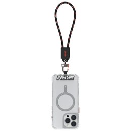 Uniwersalna smycz na nadgarstek z kablem 2w1 Skinarma Dyno Ve USB-C/USB-C czarny