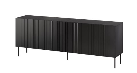 Komoda ISLA 200x40x75 czarny mat