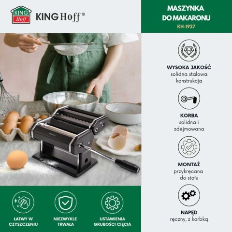 MASZYNKA DO MAKARONU CIASTA KINGHOFF KH-1927