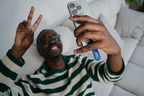 Verbatim USB flash disk, USB C, 256GB, Plectra, niebieski, 30234, USB C